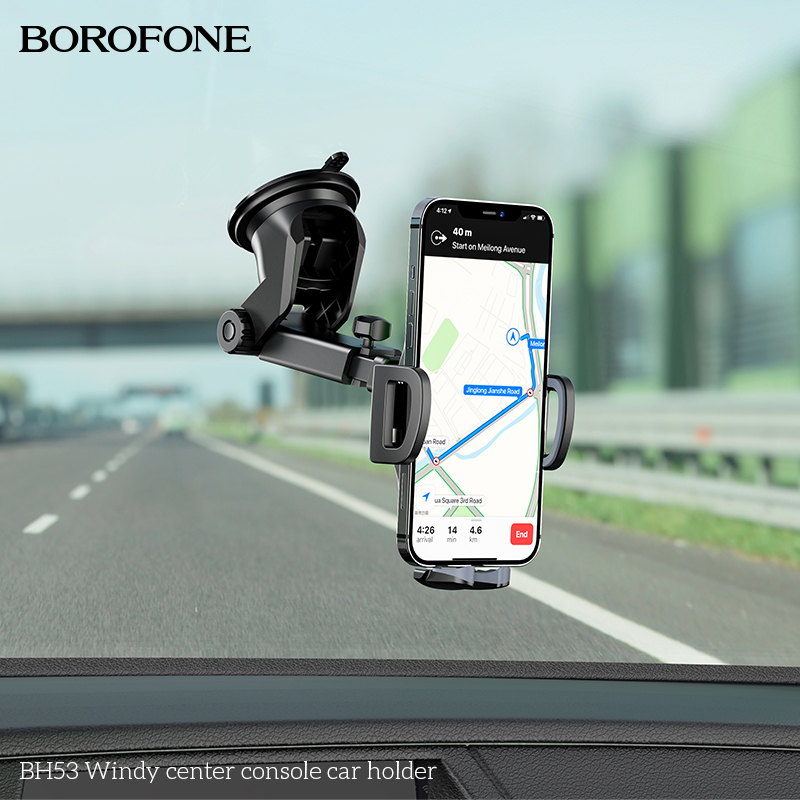 BOROFONE BH53 Windy centre console car holder NZ 6